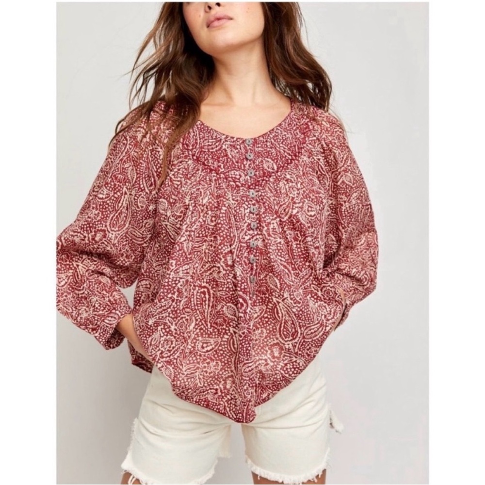 We The Free x Free People Cool Meadow Printed Top, small